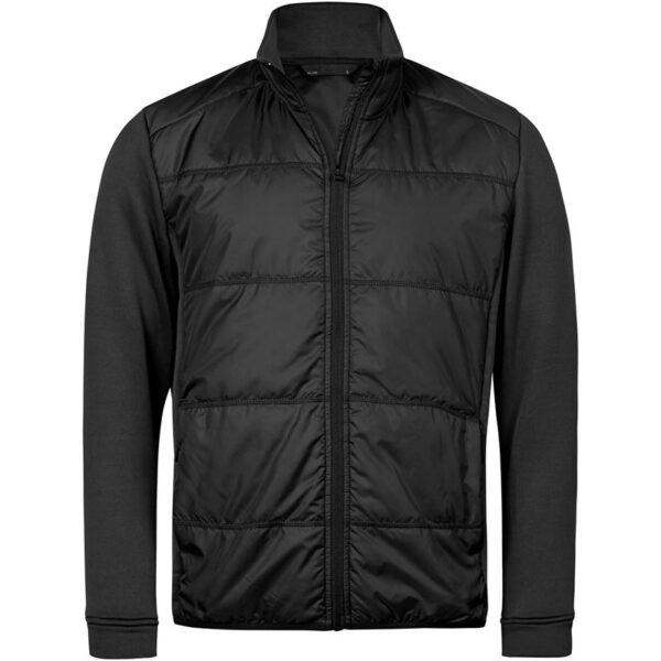 Herren Hybrid Stretch Jacke schwarz