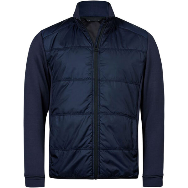 Herren Hybrid Stretch Jacke Blau