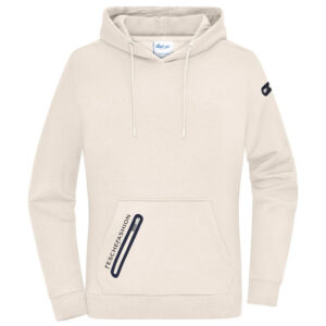 Damen Kapuzen Sweater Creme