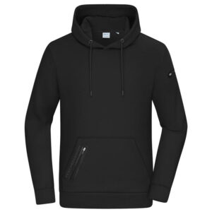 Herren Kapuzen Sweater Schwarz