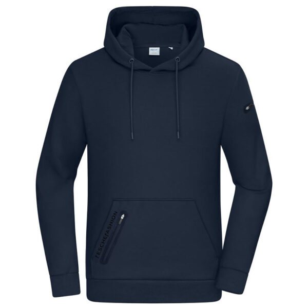 Herren Kapuzen Sweater Dunkelblau